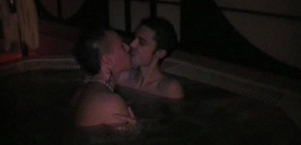  twinks lovely in the sauna suck and fuck